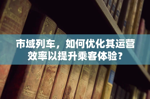 市域列车，如何优化其运营效率以提升乘客体验？