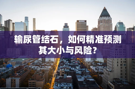 输尿管结石，如何精准预测其大小与风险？