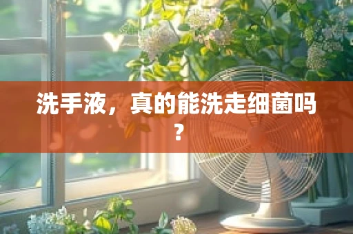 洗手液，真的能洗走细菌吗？