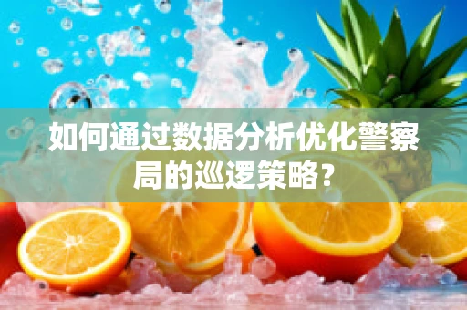 如何通过数据分析优化警察局的巡逻策略？