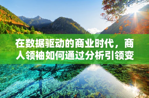 在数据驱动的商业时代，商人领袖如何通过分析引领变革？