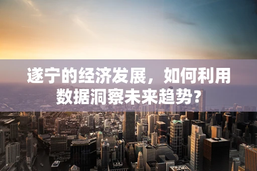 遂宁的经济发展，如何利用数据洞察未来趋势？