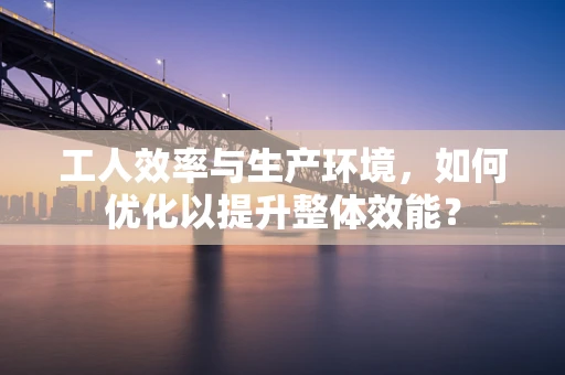 工人效率与生产环境，如何优化以提升整体效能？
