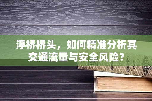 浮桥桥头，如何精准分析其交通流量与安全风险？