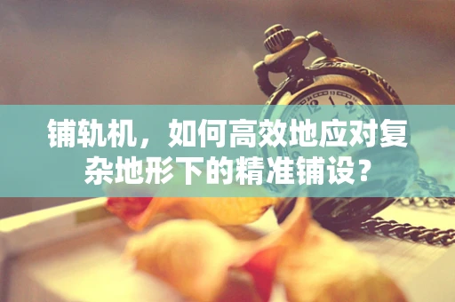 铺轨机，如何高效地应对复杂地形下的精准铺设？
