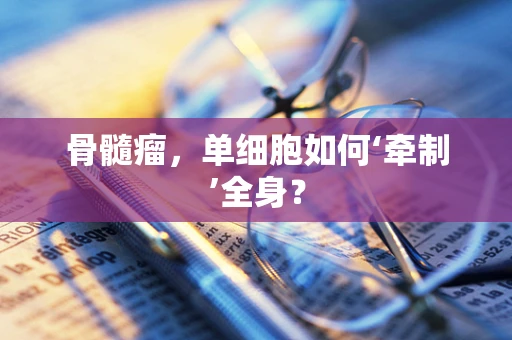 骨髓瘤，单细胞如何‘牵制’全身？