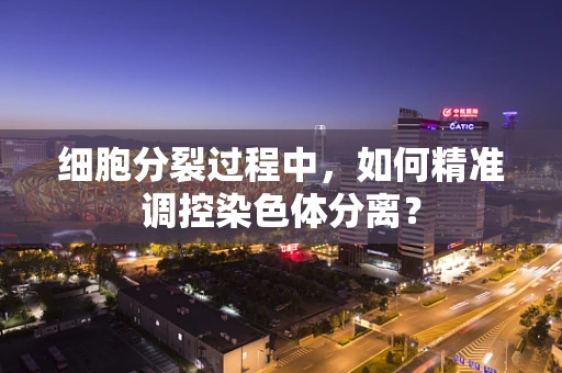 细胞分裂过程中，如何精准调控染色体分离？