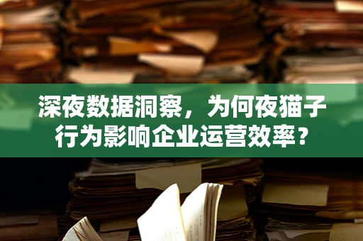 深夜数据洞察，为何夜猫子行为影响企业运营效率？