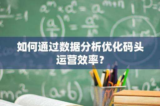 如何通过数据分析优化码头运营效率？