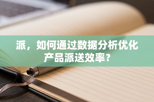 派，如何通过数据分析优化产品派送效率？