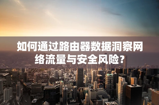 如何通过路由器数据洞察网络流量与安全风险？