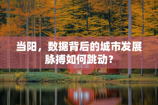 当阳，数据背后的城市发展脉搏如何跳动？
