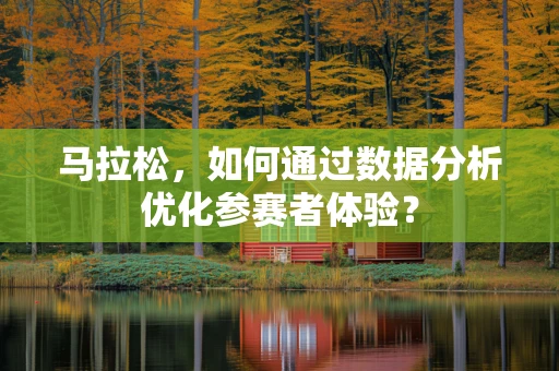 马拉松，如何通过数据分析优化参赛者体验？