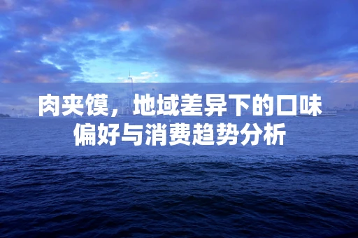 肉夹馍，地域差异下的口味偏好与消费趋势分析