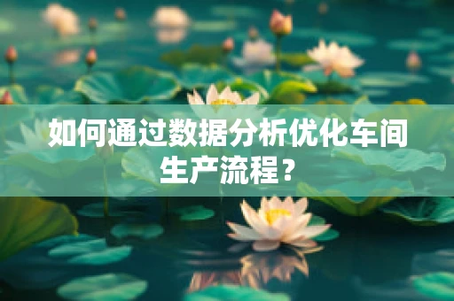 如何通过数据分析优化车间生产流程？