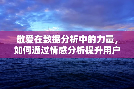 敬爱在数据分析中的力量，如何通过情感分析提升用户忠诚度？