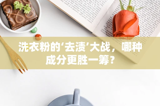 洗衣粉的‘去渍’大战，哪种成分更胜一筹？