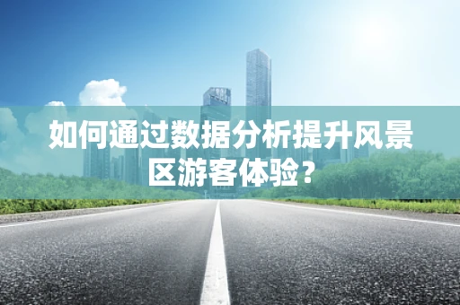 如何通过数据分析提升风景区游客体验？