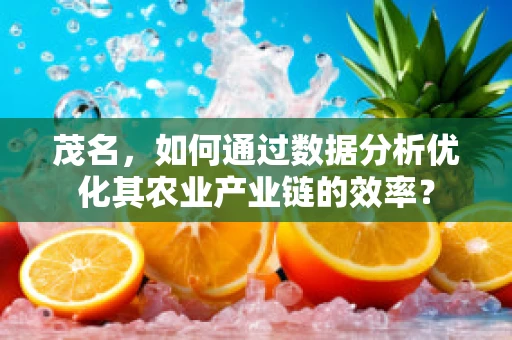 茂名，如何通过数据分析优化其农业产业链的效率？