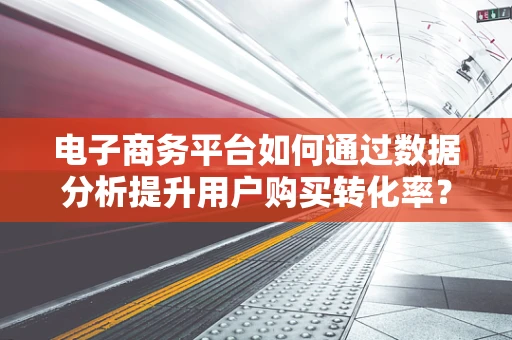 电子商务平台如何通过数据分析提升用户购买转化率？