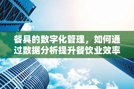 餐具的数字化管理，如何通过数据分析提升餐饮业效率？