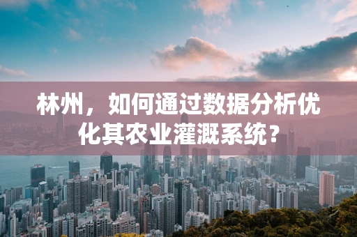 林州，如何通过数据分析优化其农业灌溉系统？
