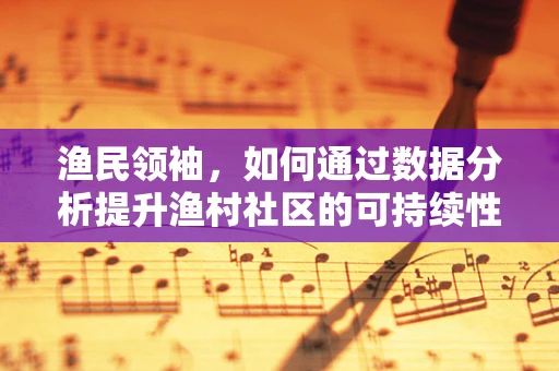渔民领袖，如何通过数据分析提升渔村社区的可持续性？