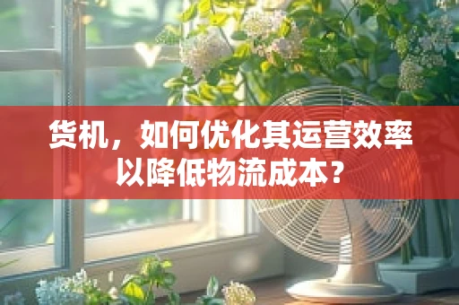 货机，如何优化其运营效率以降低物流成本？