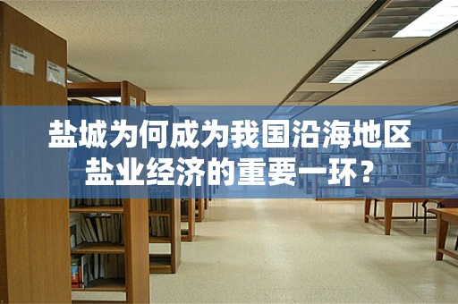 盐城为何成为我国沿海地区盐业经济的重要一环？