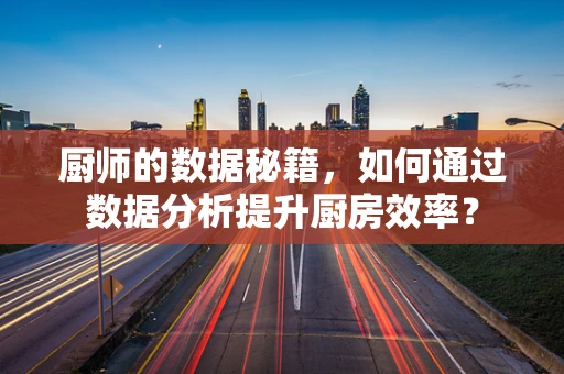 厨师的数据秘籍，如何通过数据分析提升厨房效率？