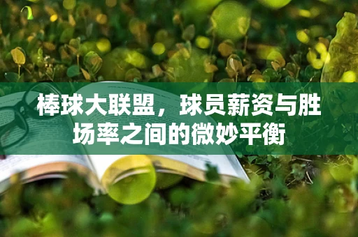 棒球大联盟，球员薪资与胜场率之间的微妙平衡