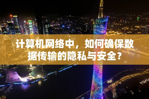 计算机网络中，如何确保数据传输的隐私与安全？