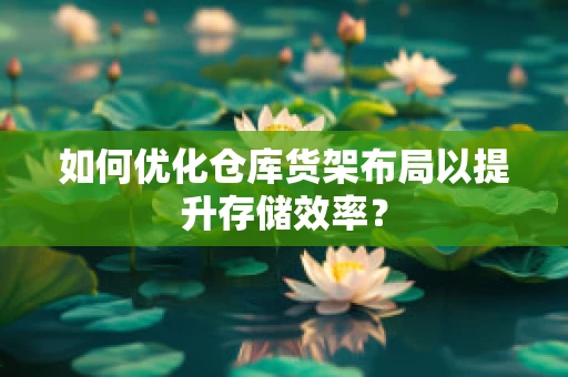 如何优化仓库货架布局以提升存储效率？