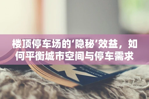 楼顶停车场的‘隐秘’效益，如何平衡城市空间与停车需求？