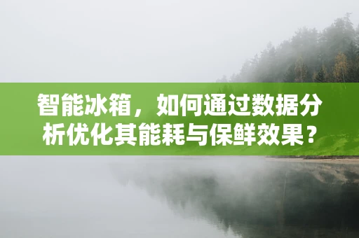 智能冰箱，如何通过数据分析优化其能耗与保鲜效果？