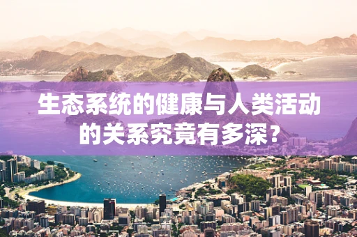 生态系统的健康与人类活动的关系究竟有多深？