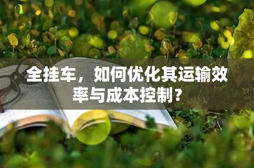 全挂车，如何优化其运输效率与成本控制？