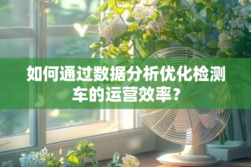 如何通过数据分析优化检测车的运营效率？