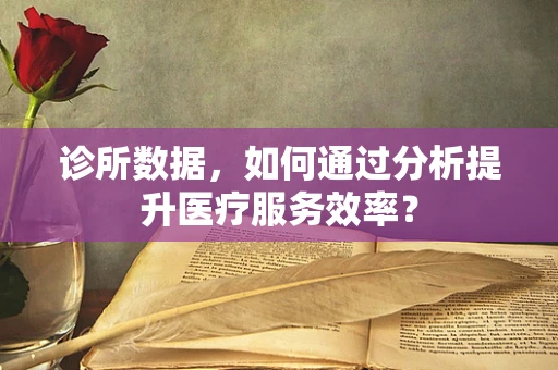 诊所数据，如何通过分析提升医疗服务效率？