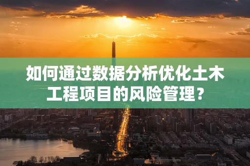 如何通过数据分析优化土木工程项目的风险管理？