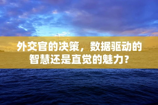 外交官的决策，数据驱动的智慧还是直觉的魅力？