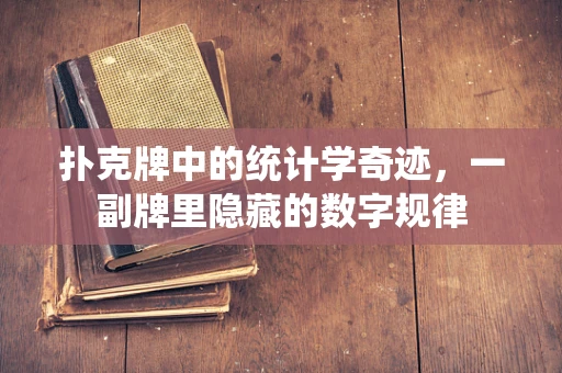 扑克牌中的统计学奇迹，一副牌里隐藏的数字规律