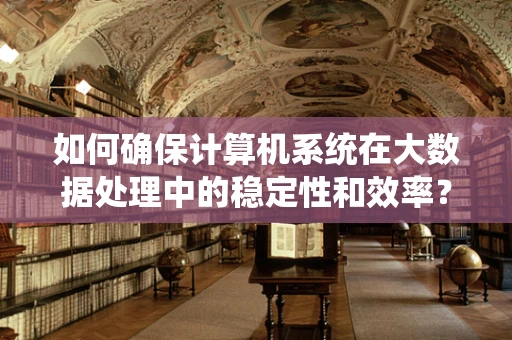 如何确保计算机系统在大数据处理中的稳定性和效率？