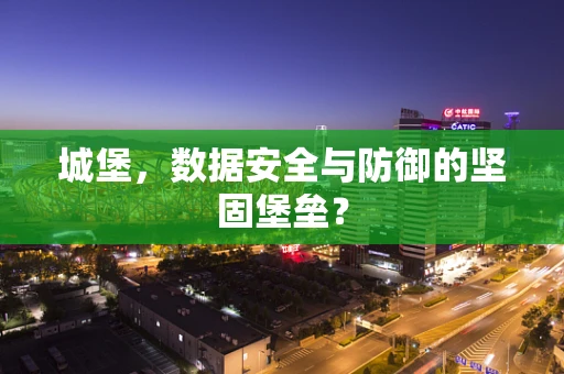 城堡，数据安全与防御的坚固堡垒？