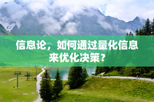 信息论，如何通过量化信息来优化决策？