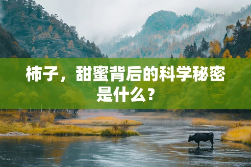 柿子，甜蜜背后的科学秘密是什么？