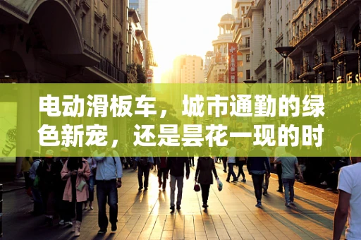 电动滑板车，城市通勤的绿色新宠，还是昙花一现的时尚玩具？