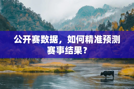 公开赛数据，如何精准预测赛事结果？