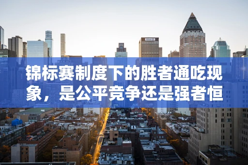 锦标赛制度下的胜者通吃现象，是公平竞争还是强者恒强？
