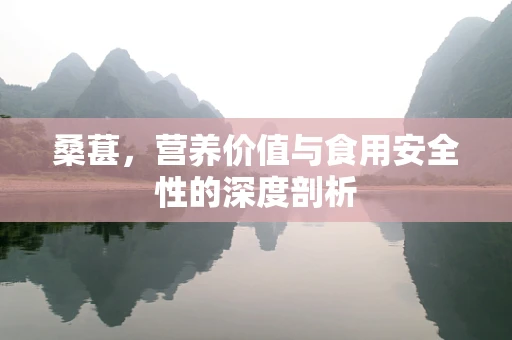 桑葚，营养价值与食用安全性的深度剖析